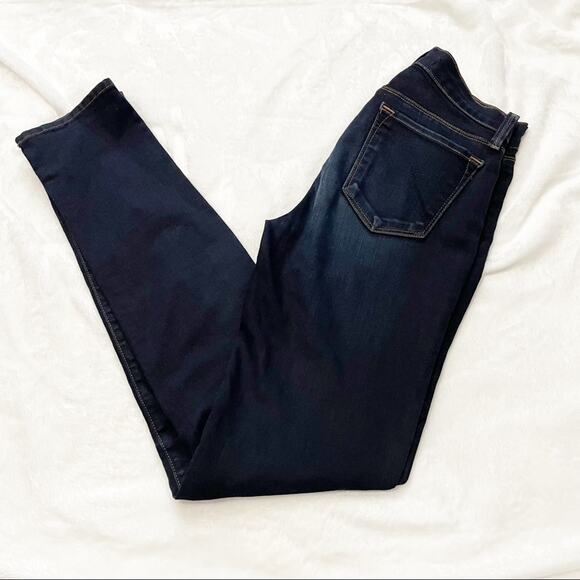 J Brand Midrise rail Atlantis skinny jeans dark blue denim size 25 - Picture 11 of 11